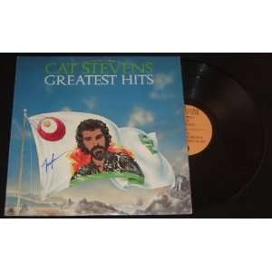 Cat Stevens Yusuf Islam   Greatest Hits   Signed Autographed Record 