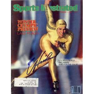  Eric Heiden autographed Sports Illustrated Magazine (Speed 