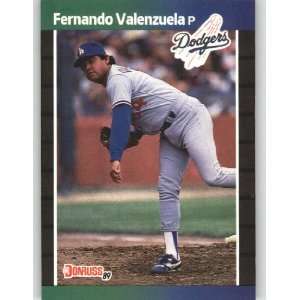 1989 Donruss #250 Fernando Valenzuela   Los Angeles Dodgers (Baseball 