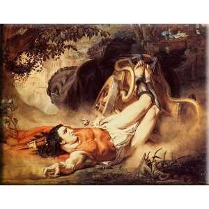 The Death of Hippolytus 30x23 Streched Canvas Art by Alma Tadema, Sir 