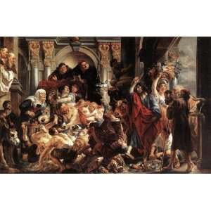 Hand Made Oil Reproduction   Jacob Jordaens   24 x 16 inches   Christ 