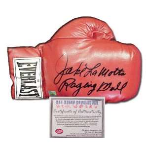 Jake LaMotta Hand Signed Autographed Everlast Boxing Glove   Raging 