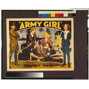  Army girl,Madge Evans,James Gleason,Ruth Donnelly,1938 