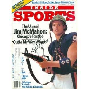 Jim McMahon Autographed / Signed Inside Sports Magazine January 1986