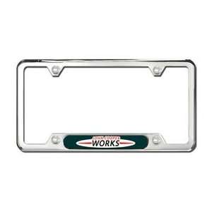 MINI Cooper John Cooper Works Polished Stainless Steel License Plate 