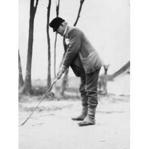  1901 photo John Marshall Harlan golfing, full length 