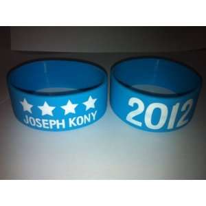 Joseph Kony 2012 4 Stars (1pcs) Silicone Wristbands (Baby Blue) 1 