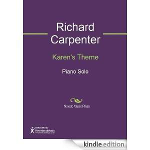 Karens Theme Sheet Music Richard Carpenter  Kindle Store