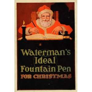  1917 Ad Lewis Watermans Ideal Fountain Pen Christmas 