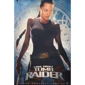 Lara Croft Tomb Raider   Angelina Jolie   June 15 Movie Poster 27 X 40 