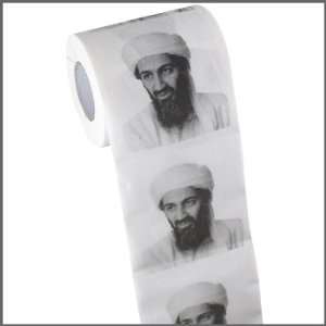  Osama Bin Laden Funny Toilet Paper Set of 2: Kitchen 