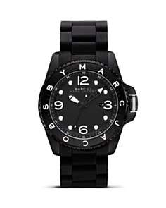MARC BY MARC JACOBS Mens Black Stainless Steel Watch, 45mm