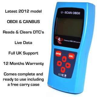 UK Any Car Engine Fault Code Diagnostic Scanner Reader Tool OBD2 OBDII 