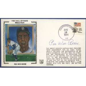  PEE WEE REESE Signed/Autographed FDC Cachet Sports 