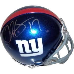 Plaxico Burress New York Giants Autographed Riddell Mini Helmet