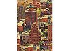 Yards Quilt Cotton Fabric  Cityscape Buildings