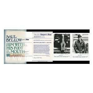   Foot in His Mouth and Other Stories / Saul Bellow Saul Bellow Books