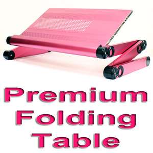 ALUMINUM Portable Folding Laptop Table. 360 legs lay in bed . K6 