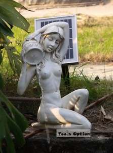 Girl Garden Patio Fountain 2 watts Solar Water Pump Kit  