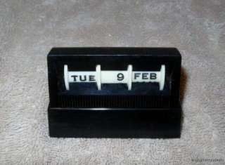   Antique Desktop Perpetual Calendar Rotating daily month day calendar