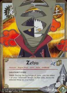 2X N 1009 PARALLEL FOIL Zetsu C Naruto Card  