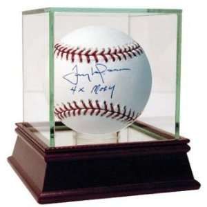 Tony LaRussa Autographed/Hand Signed Official Major League Baseball 4x 