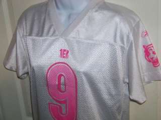 CINCINNATI BENGALS #9 Carson Palmer Football Jersey Girls XL  