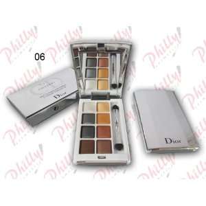  DIOR 8 Colors Eyeshadow Silver Box Custom Palette #6 Net 