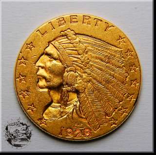 USA $2,50 Indian Head 1928 Gold TCH#1E  