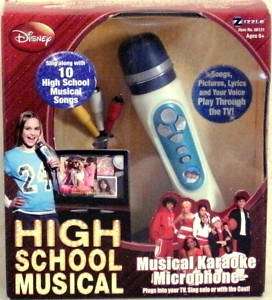 NEW Disney High School Musical Karaoke Microphone Blue  
