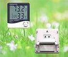 Home Office Desk Table Top Analog Indoor Thermometer Humidity 