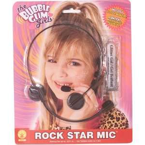  Childrens Rock Star Faux Microphone Headset: Toys & Games