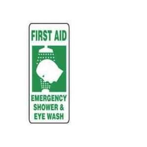  Accuform First Aid Emergency Shower Sign Health 