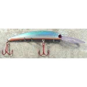  Electric Blue  Wobbling Wiggling Wiggle Minnow Saltwater Fishing 