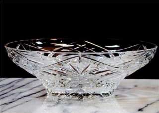 NEW RITZY ITALIAN CRYSTAL GLASS BOW,salad,serving,ITALY  