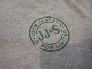 NWOT Womens Jameson Irish Whiskey Gray T Shirt Sz S, M  