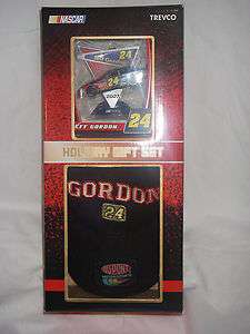 NASCAR JEFF GORDON CAP AND CAR #24 TREVCO GIFT SET NEW  