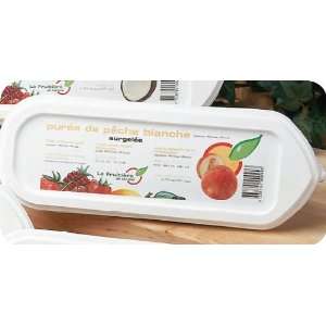 White Peach Fruit Puree Frozen   2 x1 Kilo Per Case  