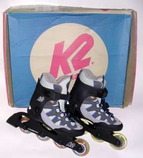 K2 ASCENT Inline Skates Black/Grey   Womens 5   NIB  