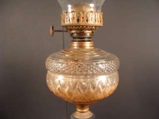 Wonderful ANTIQUE Whale Oil Lamp CAST IRON Vintage  