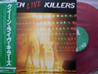 QUEEN / LIVE KILLERS   Japan Only COLOR 2LP w/obi  
