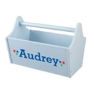 Personalized Toy Caddy   Sky   Print Script Print Color 
