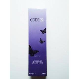 Code 22 Perfume, Impression Armani Code for Women