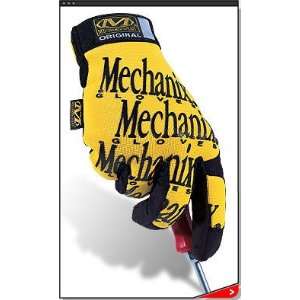 Mechanix Wear Original Mechanix Gloves Yellow Medium  