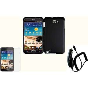  Black Hard Case Cover+LCD Screen Protector+Car Charger for 