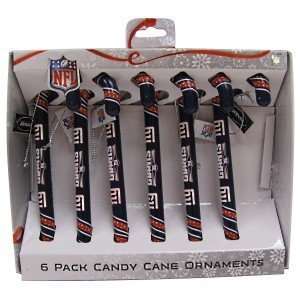  New York Giants Christmas Tree Candy Cane Ornaments 