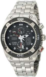   Eco Drive Promaster Carbon Chronograph Stainless Steel Watch Watches
