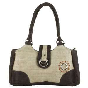   MH104 A Hemp Peace & Love Double handle Funky Large Handbag Beauty