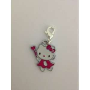   Hello Kitty Dangle Charm Bead fits Thomas Sabo and other Clip on Charm