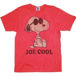 Junk Food Peanuts Snoopy Joe Cool Licorice Red Adult T shirt Tee